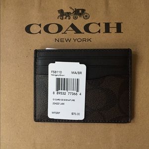 Coach card holder